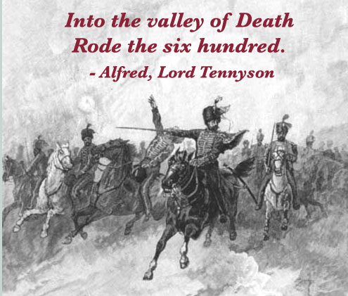 sad quotes about death. Into the Valley of Death